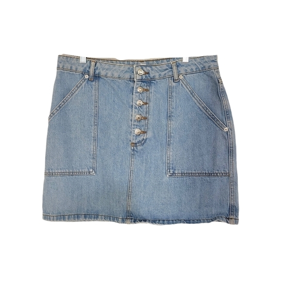 TopShop Y2K Denim Mini Skirt - Picture 1 of 3